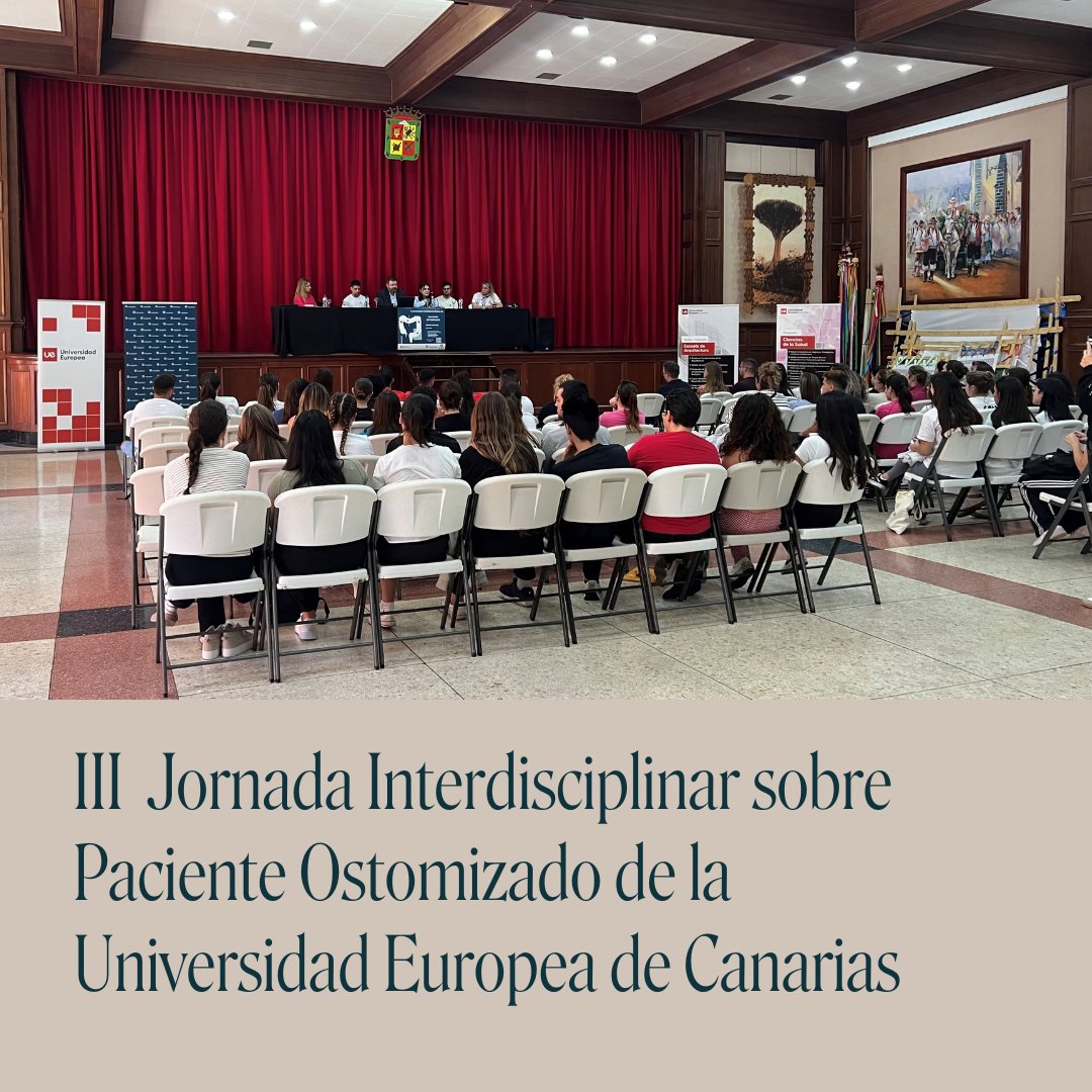 hospiten's tweet photo. 🩵 En la jornada de ayer se celebraron la III Jornada Interdisciplinar de Paciente Ostomizado de la @UECanarias en el Liceo Taoro.

✅ En ella participó María José Perdigón, DUE de Hospiten, quien impartió un taller sobre el cuidado e higiene de la bolsa de ostomía. También estuvo presente Salu Grillo, compañera de Hospiten y presidenta de la @Aceiio1 (Asociación Canaria de Enfermos y Familiares de la Enfermedad Intestinal y Ostomía).

🙌 Queremos agradecer a la Universidad Europea de Canarias haber contado de nuevo con nuestro personal para impartir un taller.

#Hospiten #ElTejidoqueNosUne #FormaciónHospiten #PacientesOstomizados