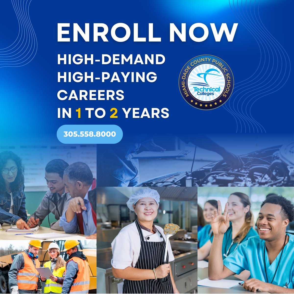 At MDCPS Technical Colleges, we're dedicated to affordable, accessible education. Our hands-on programs ensure students are equipped to succeed in today's competitive world. #YourBestChoiceMDCPS 💻 careerinayear.com