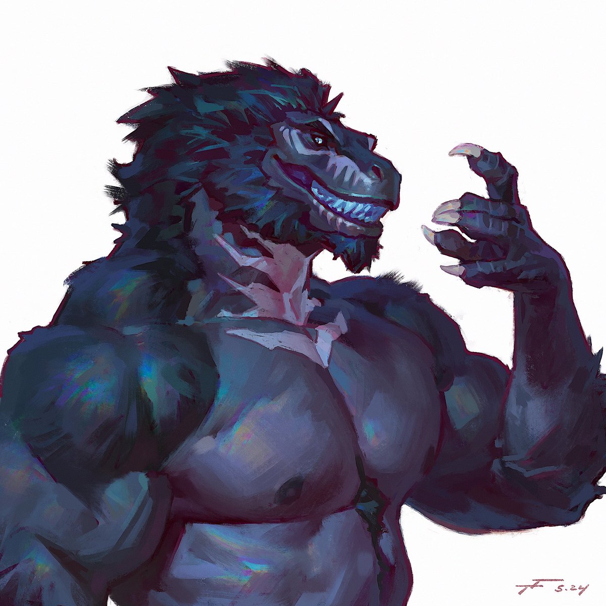 Next one is for <a href="/KillianTheRoo/">Killian The Dino in Disguise</a> 💪🦖✨