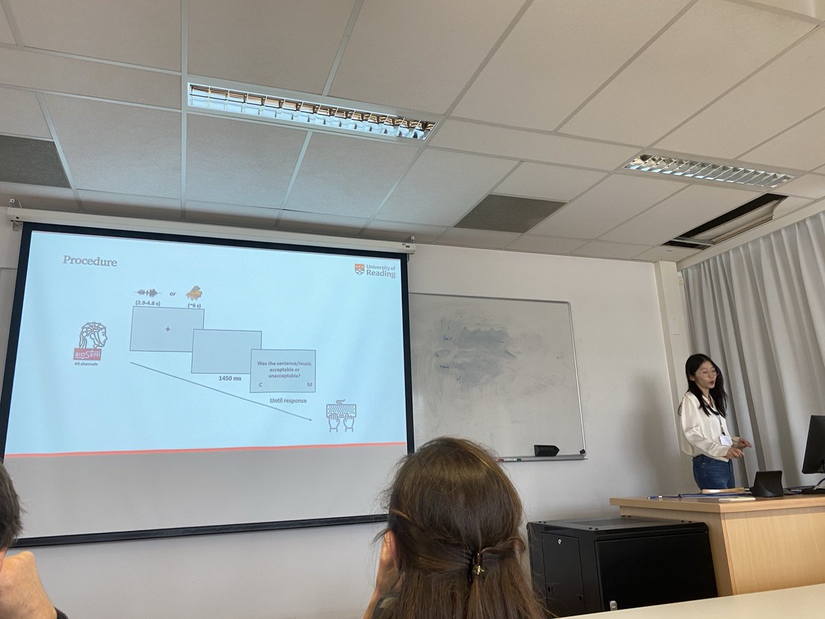 Excellent presentation by ⁦@jiayin_li96⁩ on syntactic processing in #music and #language in #autism @escan2024 ⁦@ERC_Research⁩ #EUfunded
