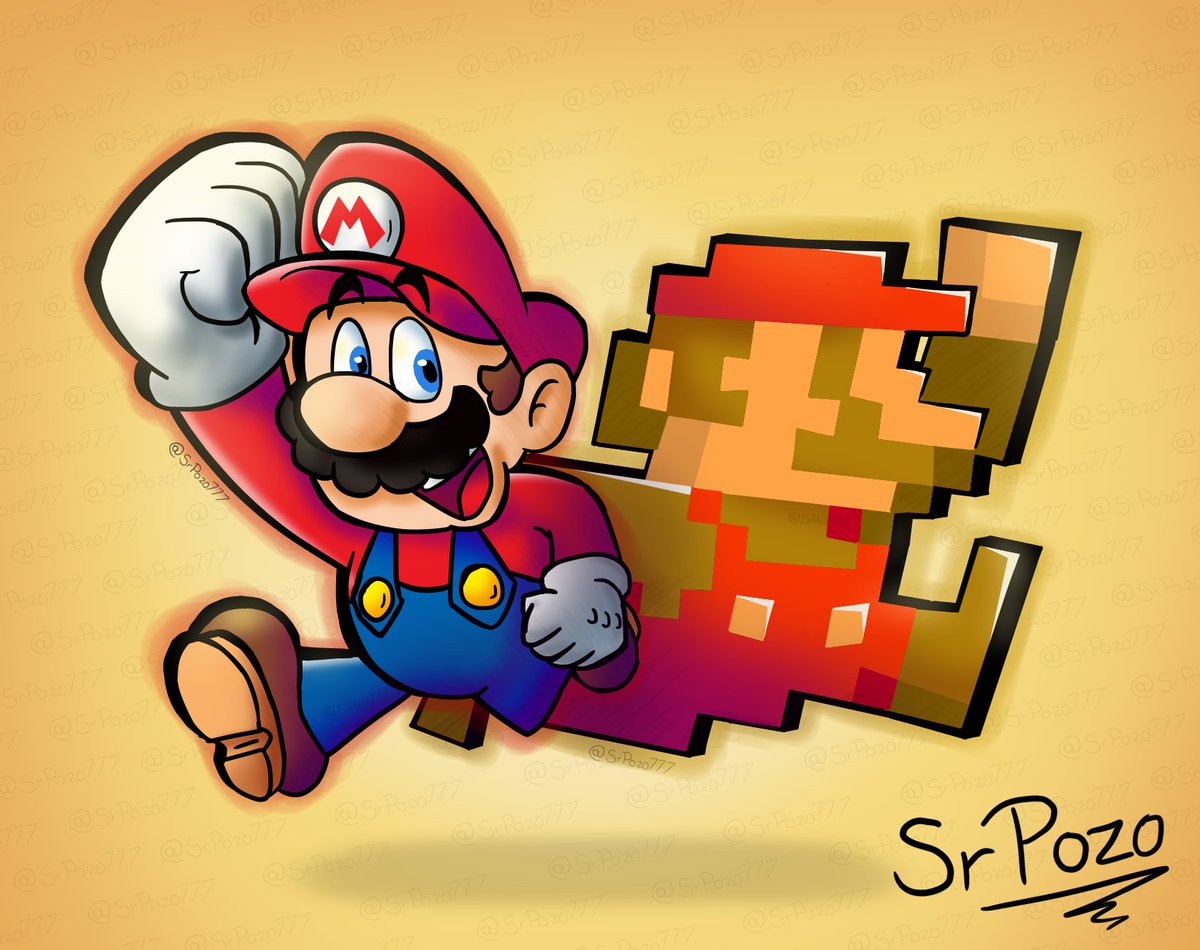 Almost 40 years of Super Mario, wow