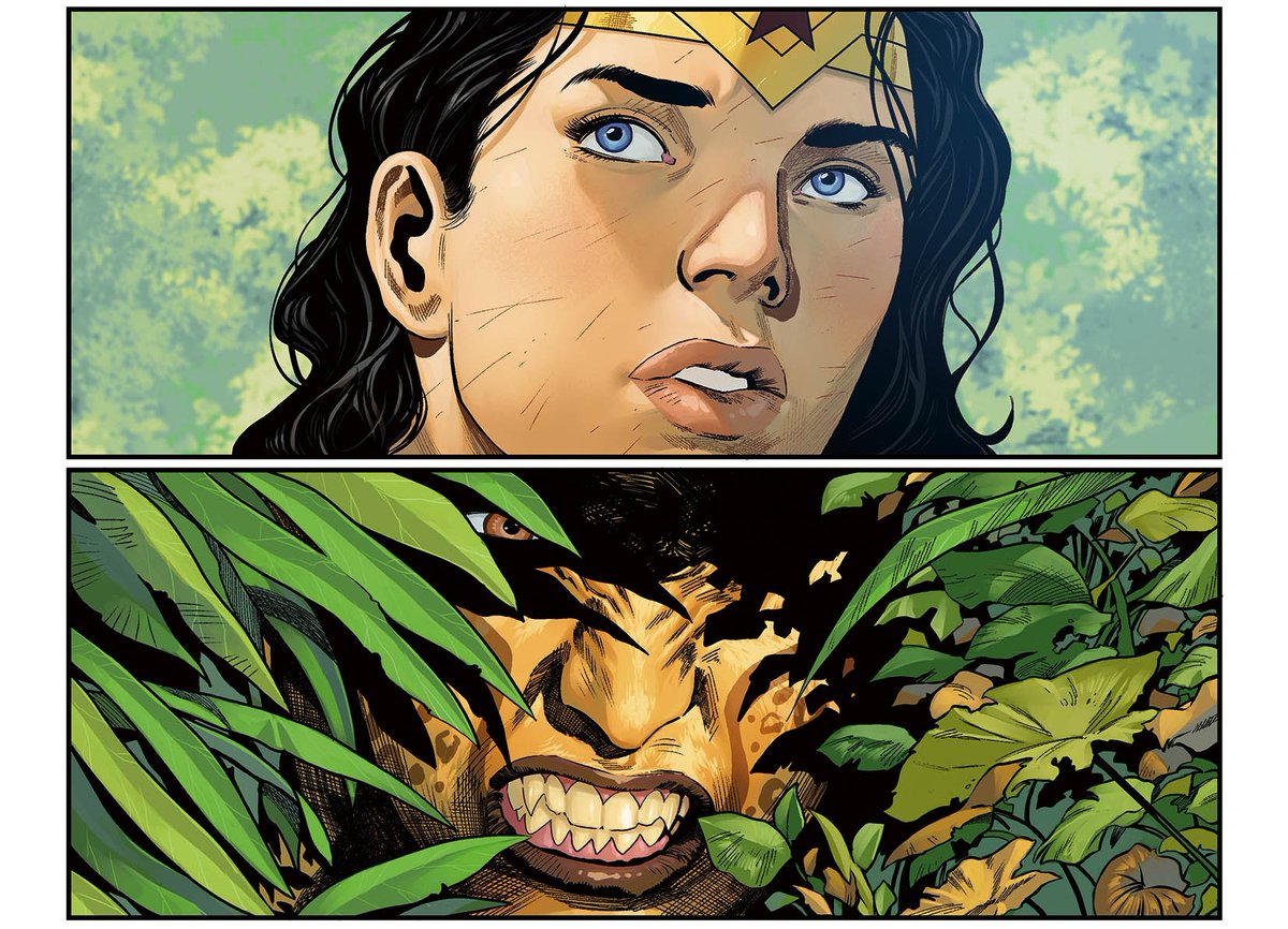 A couple preview panels for Wonder Woman #10 Diana has a plan and you're going to find out next month ⭐ Script by @TomKingTK and colors by @tomeu_morey