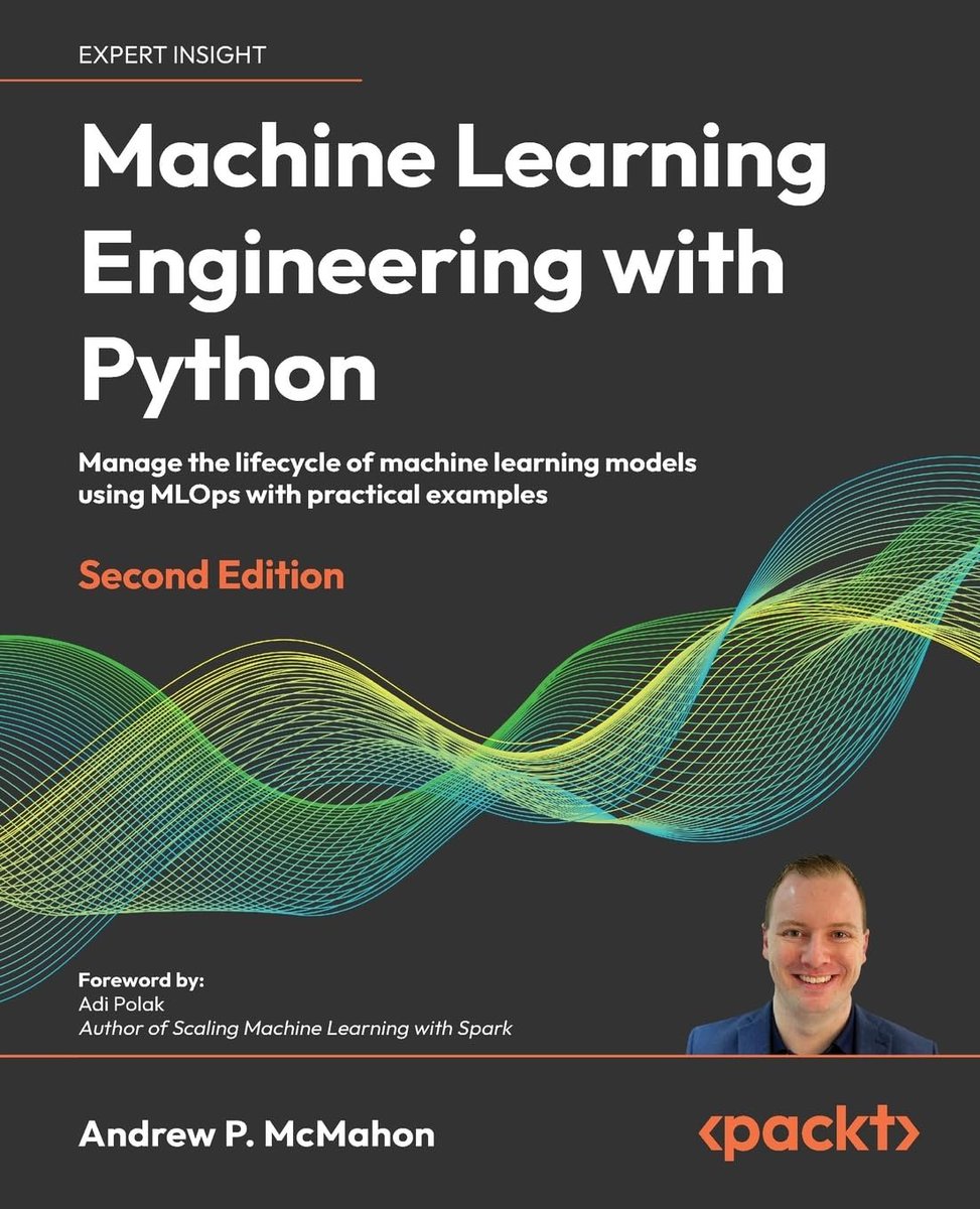 #MachineLearning Engineering with #Python — Manage the lifecycle of machine learning models using #MLOps with practical examples [2nd edition]: amzn.to/3QYTQAq
—————
#AI #Coding #DataScience #DataScientists #DataEngineering #DataEngineer