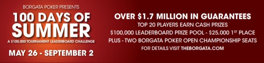 Memorial Day Weekend is HERE! $75,000 High Hand starts tomorrow! + Jumping Jackpot Bash adds $100K to the BBJ, then $50K more every month this summer! & May Monster Stack Series, $150K GUARANTEED, starting this Sunday, part of #100DaysofSummer! All @BorgataPoker