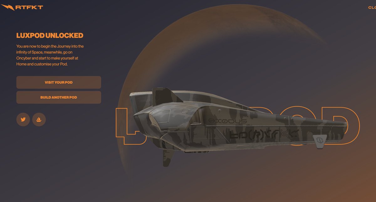 Zaptio RTFKT tweet media