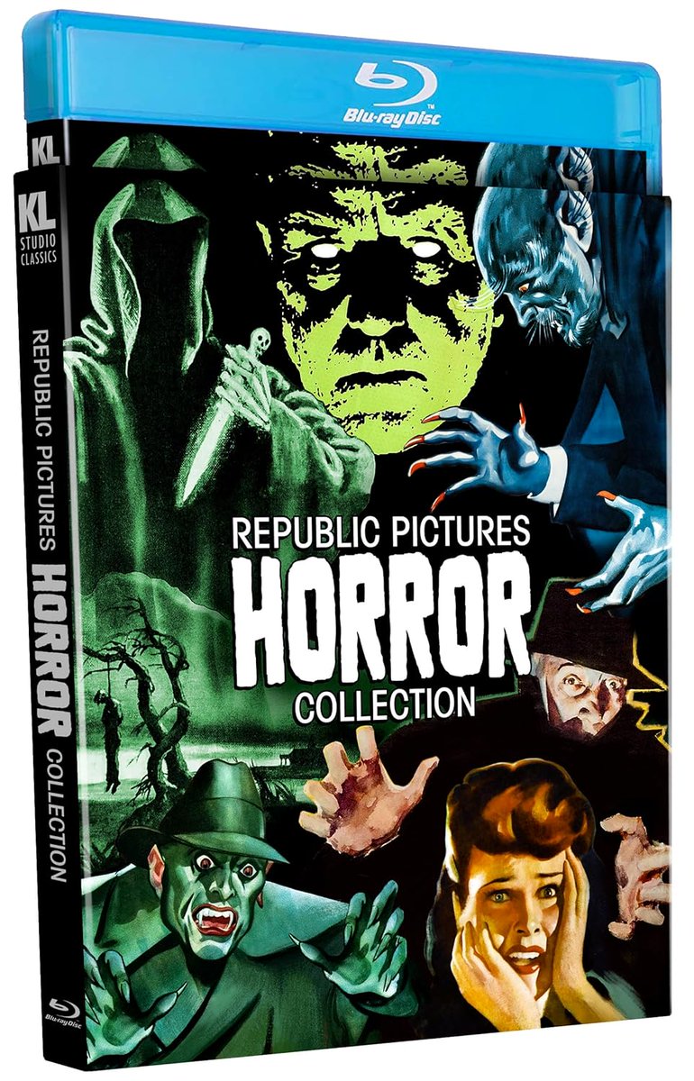 The 4-film collection REPUBLIC PICTURES HORROR COLLECTION (1944-1946) has been released on Blu-ray

entertainment-factor.blogspot.com/2024/05/republ…

#bluray #classicmovies #classicfilms #horror #horrormovies #republicpictures #valleyofthezombies #thephantomspeaks #thecatmanofparis @kinolorber