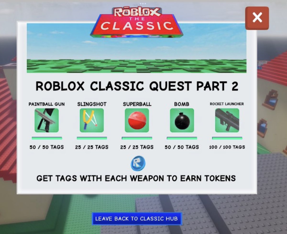 HFL_Roblox's tweet image. The Gunfight Area Event Quest!
#RobloxClassic