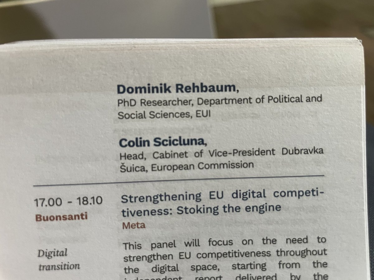 A panel full of friends of @ECoD_network and @IPI_Network having an important discussion on bolstering democracy in the EU at #SOU2024 in Florence, among them @ColinScic , @IGodkin and @KalypsoNicolaid. Progress is slow but there is progress on the EU level!