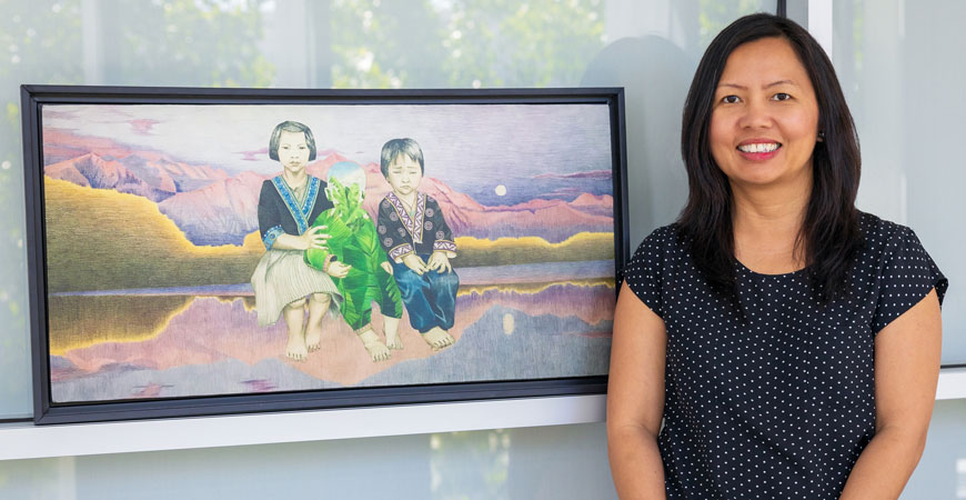 Prof. Ma Vang connects her personal story with her study of history and knowledge. Born in a Hmong refugee camp and settled at nine in Calif., she channeled her experiences into 'History on the Run: Secrecy, Fugitivity and Hmong Refugee Epistemologies.'🔗ucm.edu/lstvgz