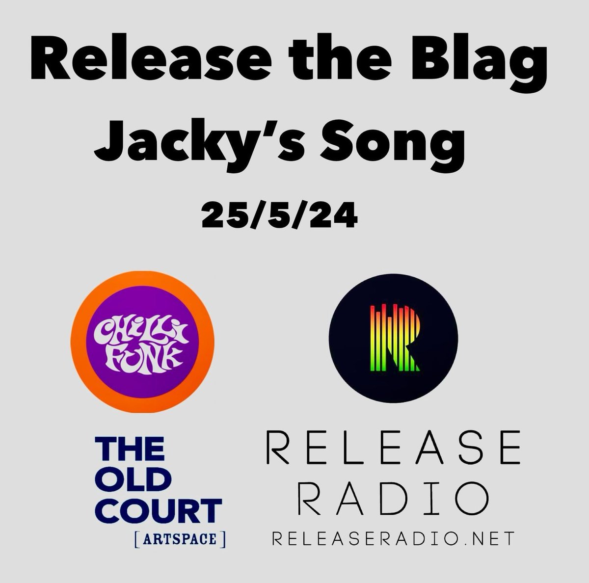 This weekend at The Old Court Release The Blag return with a special charity event Jacky's Song for two amazing charities, @ThamesHospice and Daisys_Dream.

Tickets: £15 in advance on Skiddle.

#charityevent #fundraising #fundraisingevent #fundraisingforacause #thamehospice