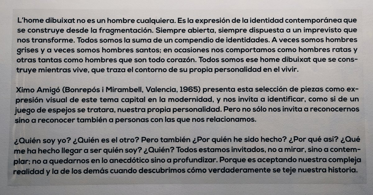 Msol59's tweet photo. #PalacioDeLosSerrano,Ávila.Exposición, #Ximo Amigó #LHomeDibuixat "Xq es aceptando nuestra compleja realidad y la de los demás cuando descubrimos como verdaderamente se teje nuestra historia"(X.A.) https://t.co/e1ORjRhKXC