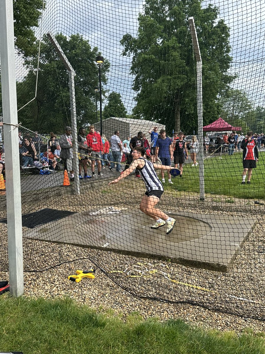 John in action at the Bloomington North Regional in the discus. <a href="/WRVwolverines/">White River Valley</a>