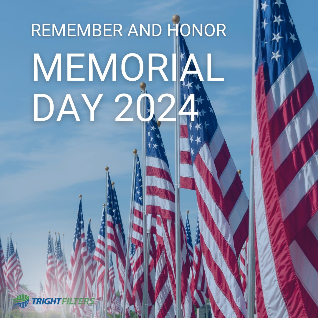 Today, we pay tribute to the brave. Let us remember and honor this Memorial day.🇺🇸💙

#memorialday #memorialday2024 #airfilters #airpurifier #airscrubber #hvacquality #trightfilters #mondaymagic