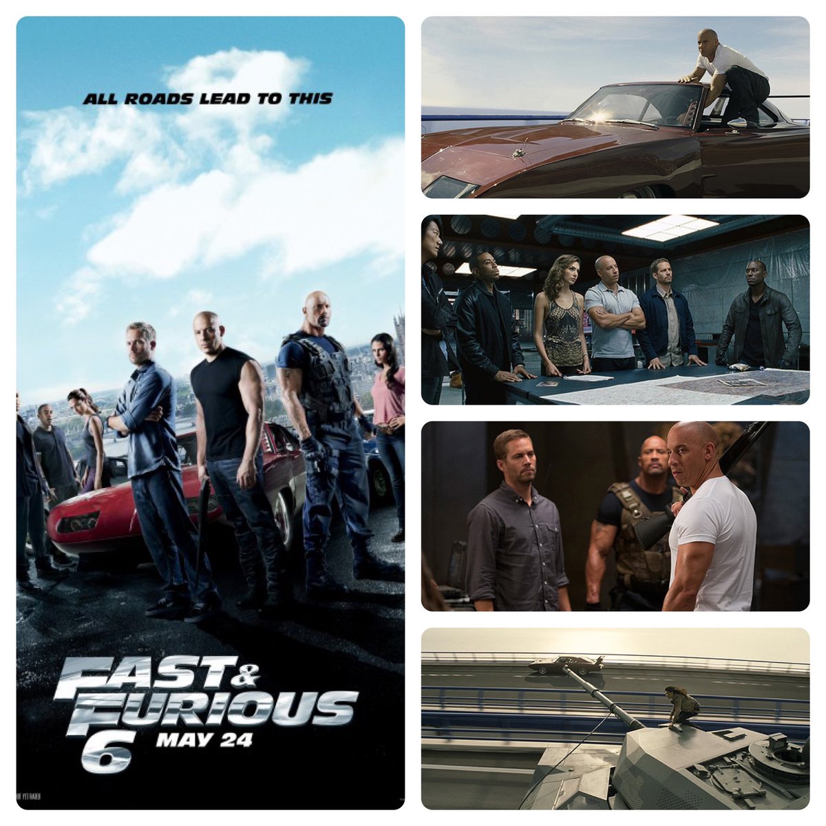 Fast & Furious 6 celebrates 11th anniversary today. #fastandfurious6 #vindiesel #vindiesellovers #vindieselfans #vindieselforeverfastfamily #dominictoretto #domtoretto #paulwalker #paulwalkerfans #paulwalkerlove #paulwalkermovies #dwaynejohnson #dwaynejohnsonfans #universal