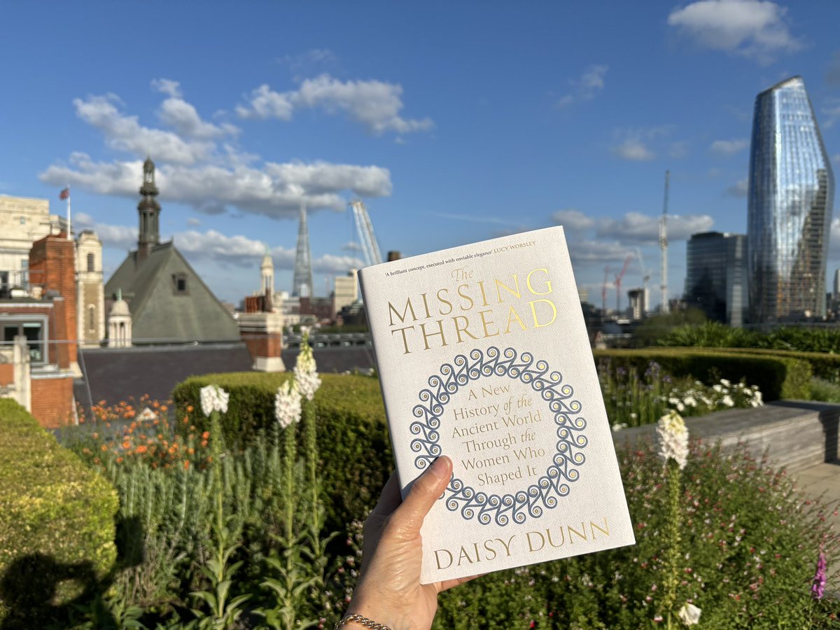 claremulley's tweet image. Celebrating the launch of @DaisyfDunn’s fabulous #TheMissingThread; not a history of women in the ancient world, but a history of the ancient world through women…
