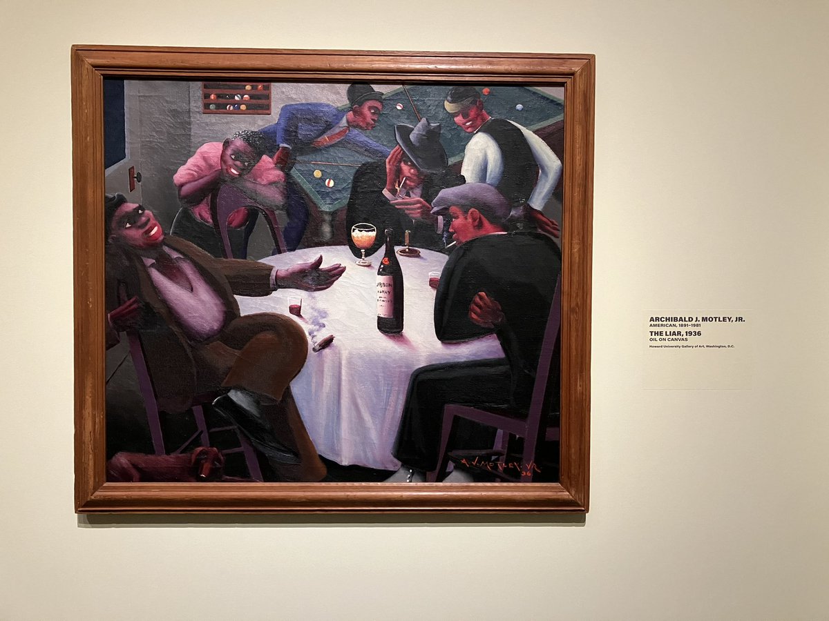 The Harlem Renaissance show @metmuseum is stunning. It excited me to see a few issues of THE CRISIS and FIRE!! on display, and pages from Langston Hughes’s ONE-WAY TICKET were perfectly paired with the Reiss portrait. Oh, those wicked canvases by Archibald Motley…