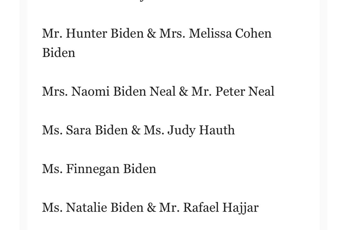 Hunter Biden and AG Merrick Garland both attending the WH state dinner tonight.