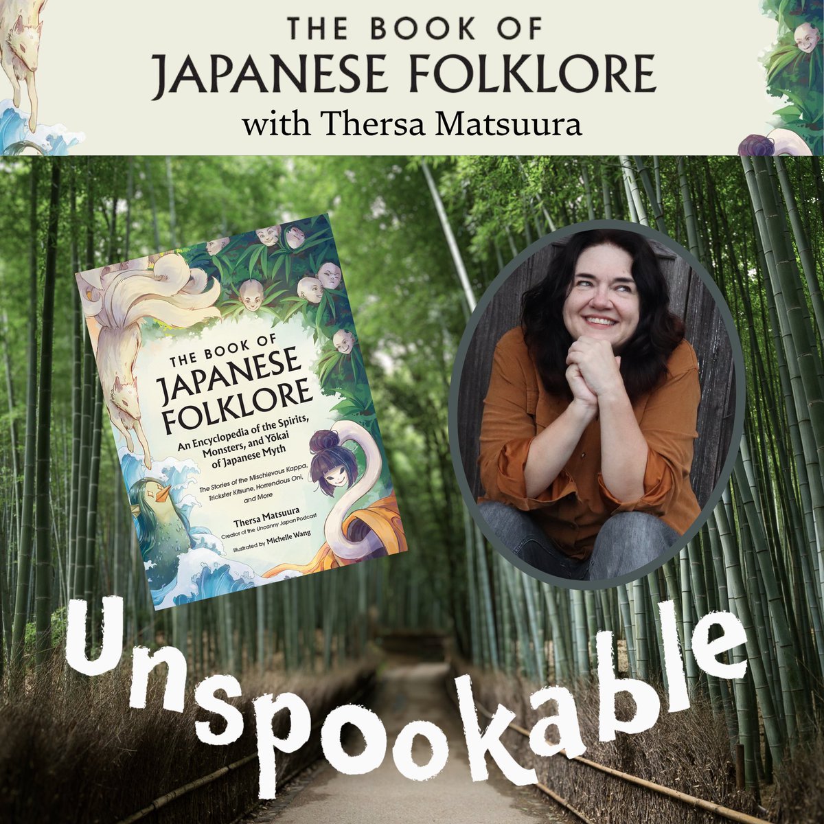 Unspookable Podcast (@imunspookable) on Twitter photo What do you know of the legendary spirits, creatures, and figures of Japanese folklore? And how have these figures found their way into every corner of our popular culture? We talk to Thersa Matsuura, <a href="/UncannyJapan/">🌻Uncanny Japan: on 💙 sky</a>, to learn more.
podcasts.apple.com/us/podcast/uns… What do you know of the legendary spirits, creatures, and figures of Japanese folklore? And how have these figures found their way into every corner of our popular culture? We talk to Thersa Matsuura, <a href="/UncannyJapan/">🌻Uncanny Japan: on 💙 sky</a>, to learn more.
podcasts.apple.com/us/podcast/uns…