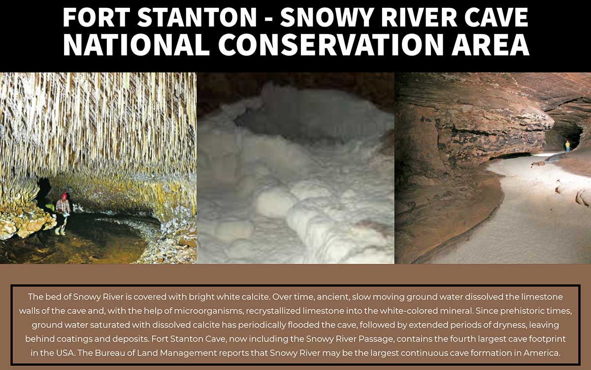 Fort Stanton Snowy River Cave - newmexiconomad.com/fort-stanton-s… #nature #daytrip #geology #NewMexico #SacramentoMountains #roadtrip #travel