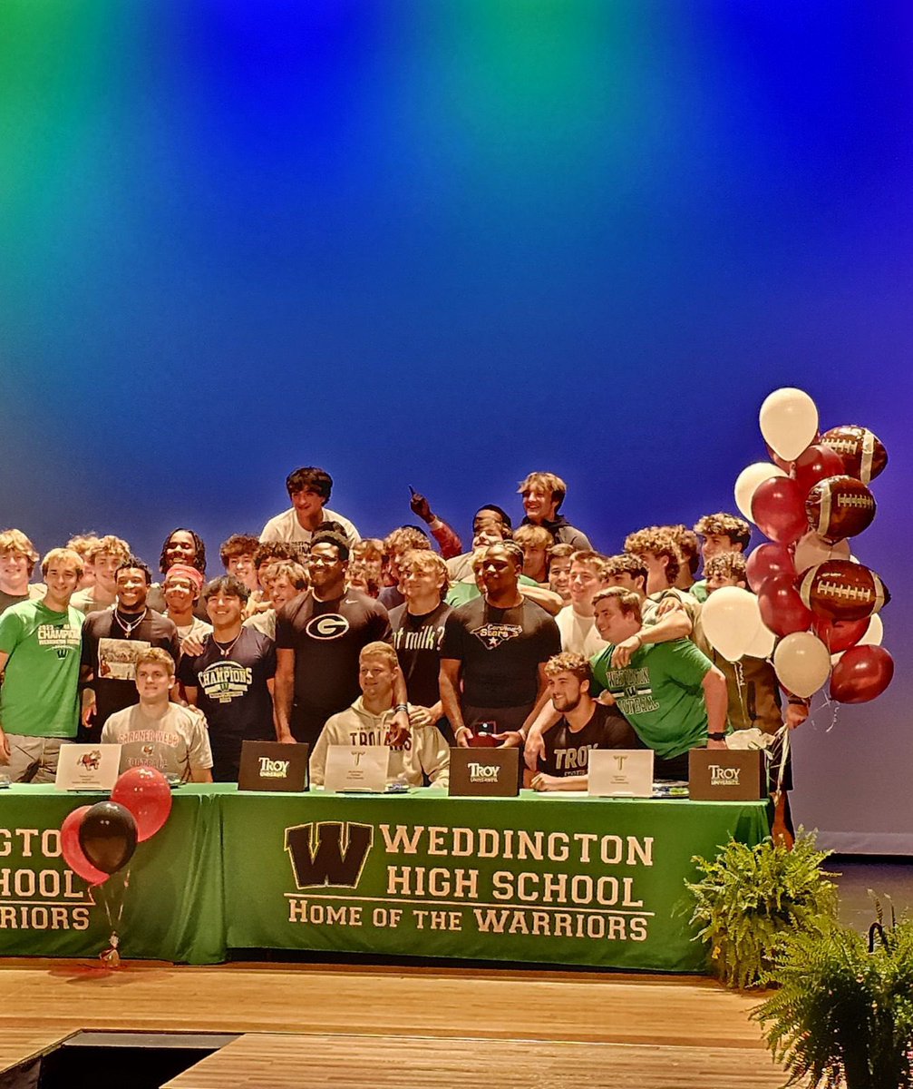 Joe Will (@superwillsports) on Twitter photo Troy 2024 Commits TE <a href="/brooks_mauk/">Brooks Mauk</a> and OL <a href="/loganpotes65/">Logan Potes</a> signing yesterday at <a href="/BigDubFootball/">Weddington Football</a> #OneTroy⚔️ Troy 2024 Commits TE <a href="/brooks_mauk/">Brooks Mauk</a> and OL <a href="/loganpotes65/">Logan Potes</a> signing yesterday at <a href="/BigDubFootball/">Weddington Football</a> #OneTroy⚔️