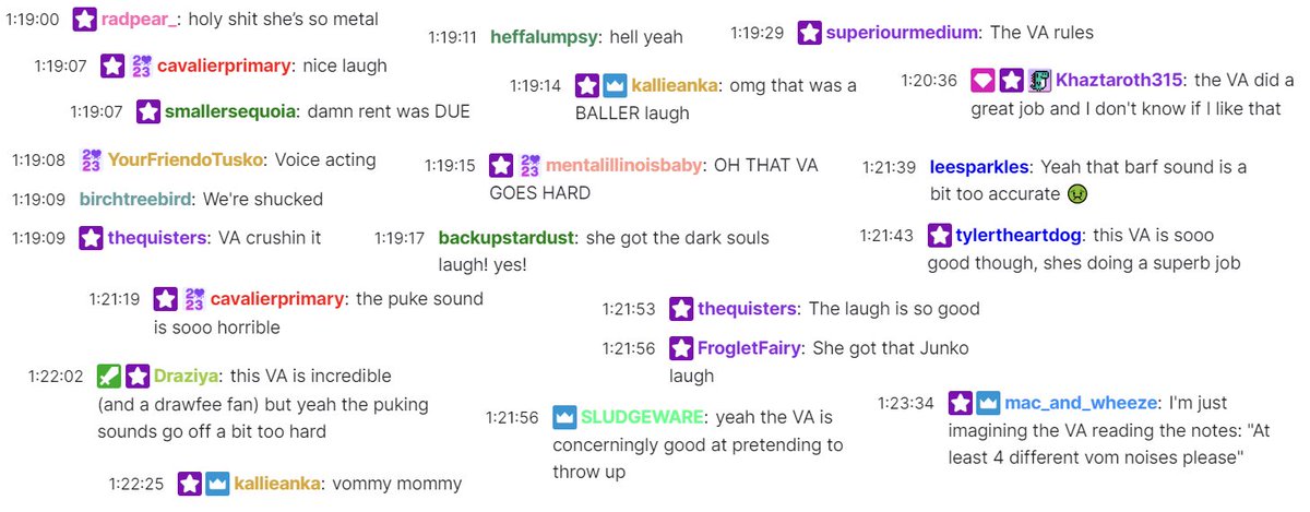 Best part of games releasing has gotta be lurking on twitch, they really help beat the Imposter Syndrome back into its pit with a mallet and I'm so thankful for that lmao (anyway play ACT if you haven't already, that's an order babes xoxo)