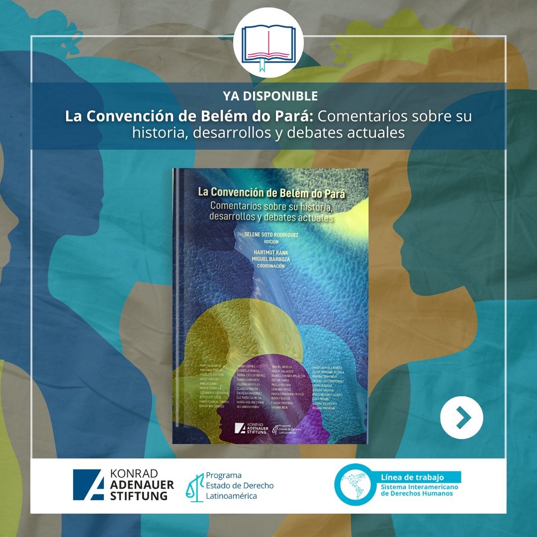 KASiusLA's tweet photo. 📚✨ ¡Ya disponible en nuestro catálogo digital interactivo! Presentamos con entusiasmo nuestra última publicación: La Convención de Belém do Pará: Comentarios sobre su historia, desarrollos y debates actuales.

Abre hilo 🧵

👉Conoce la publicación aquí: https://t.co/ycJufqL8wR https://t.co/dwAXl1oy2b