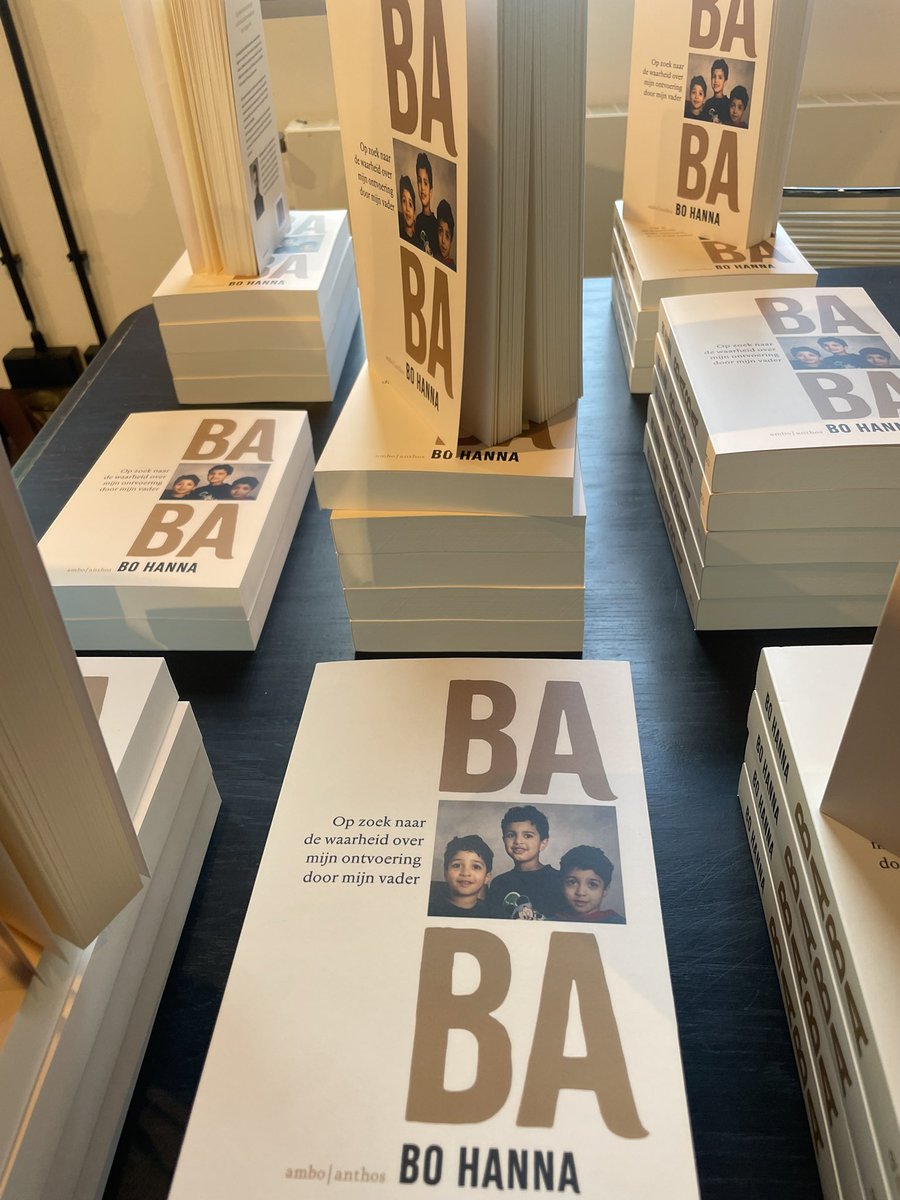 Aangrijpend verhaal. Boekpresentatie van Bo Hanna❤️