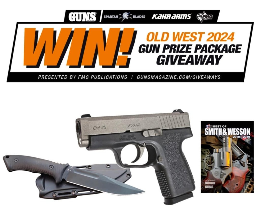 Win a Custom Kahr Arms CM45
Pistol Package

Giveaway ends July 16th 
 
Link in reply ⬇️

#gungiveaway #winagun #ItsTheGuns