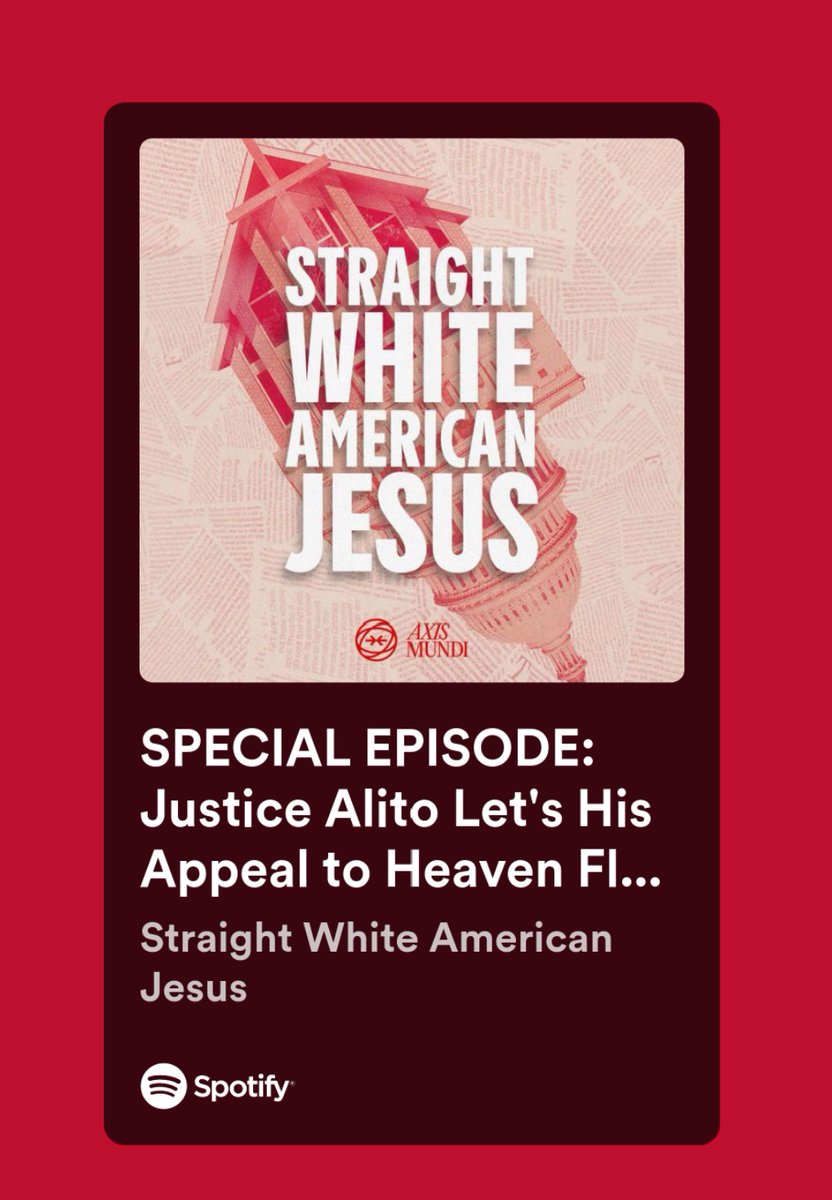 Special episode of @StraightWhiteJC on Alito’s flags with @TaylorMatthewD @ardenthistorian @AndrewLSeidel and @angela_denker open.spotify.com/episode/6lEGI6…