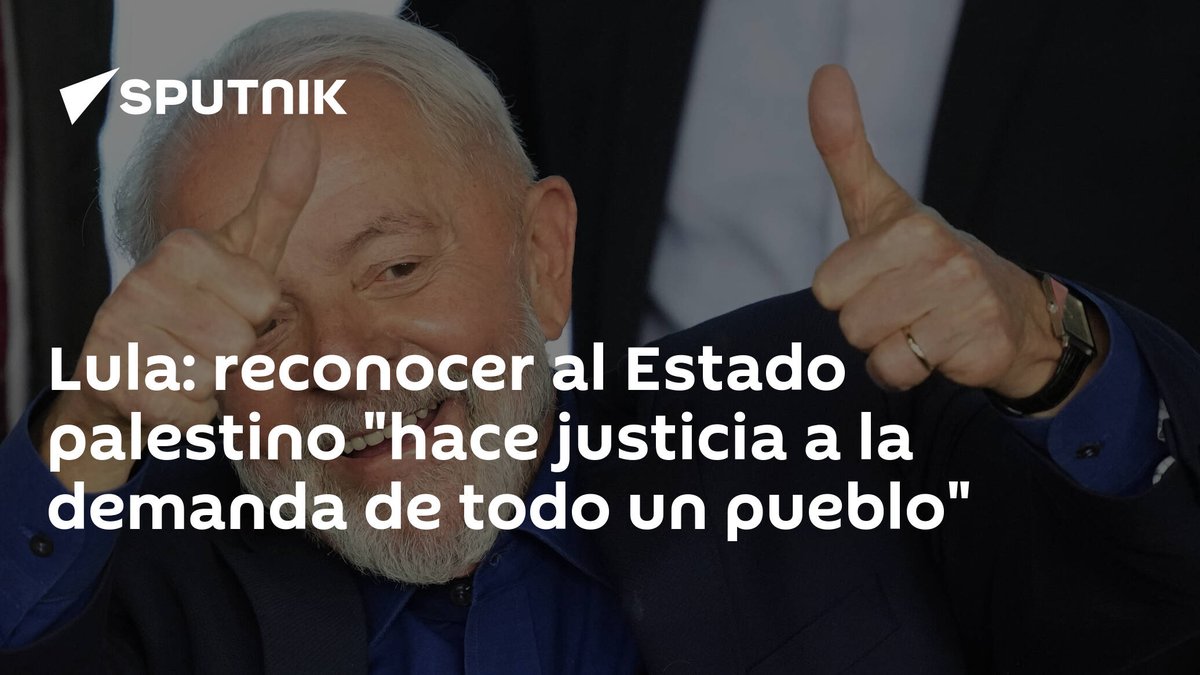 Lula: reconocer al Estado palestino 'hace justicia a la demanda de todo un pueblo' latamnews.lat/20240523/lula-…