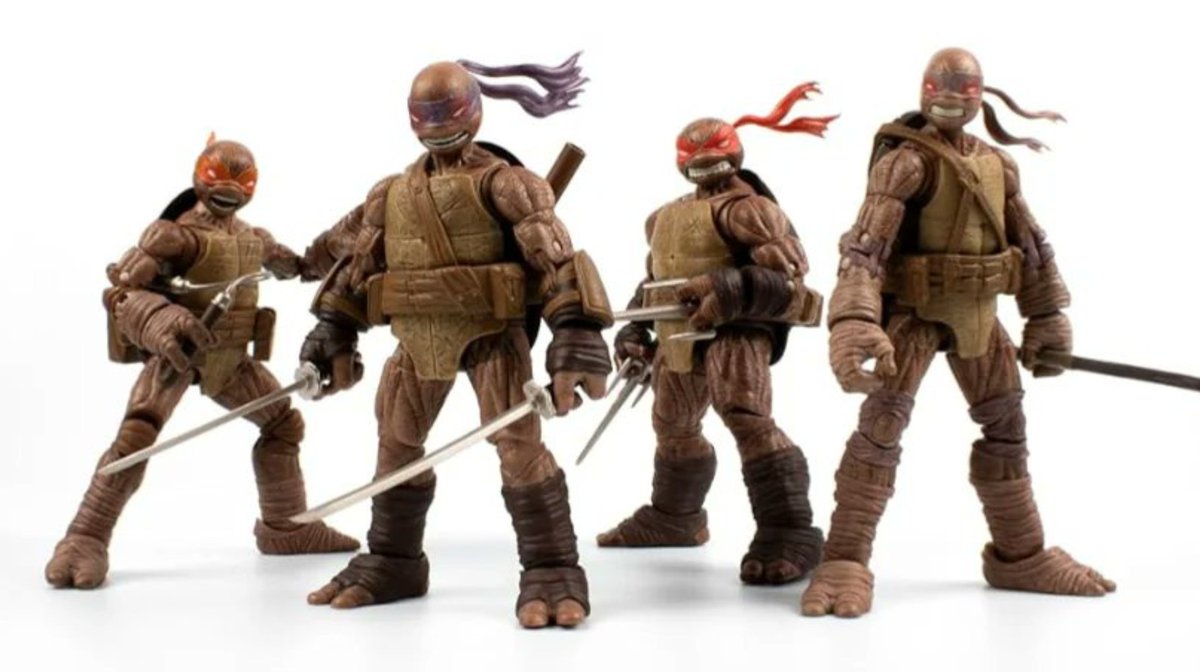TheOldTurtleDen's tweet photo. #TMNT IDW Comics "Shredder In Hell" Ninja Turtles figures by The Loyal Subjects revealed 😈 https://t.co/FItPpOei3k