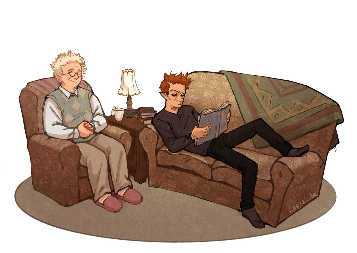 Themmmm

#goodomens #aziracrow #aziraphale #crowley #art #fanart #illustration