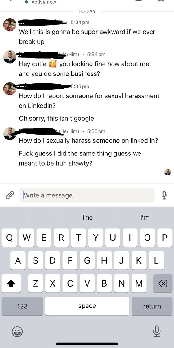 thiccasaurusxo's tweet photo. My bf just added me on LinkedIn https://t.co/8qIEr2yIVY