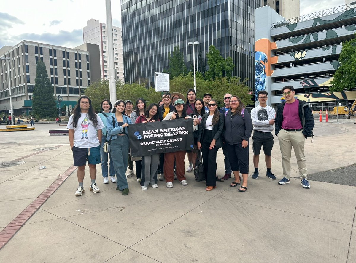 AAPIDemsNV's tweet photo. #ThrowbackThursday to Monday where we learned about Reno’s Chinatown. 🧧Thank you to everyone who joined us for our first Reno event. ❤️ ✨Special shoutout to our vice chairs Cullen &amp; Lorenzita. 

Do you like events like this?  sign up for our newsletter on our linktree! 😃 https://t.co/rl1sRZa8te