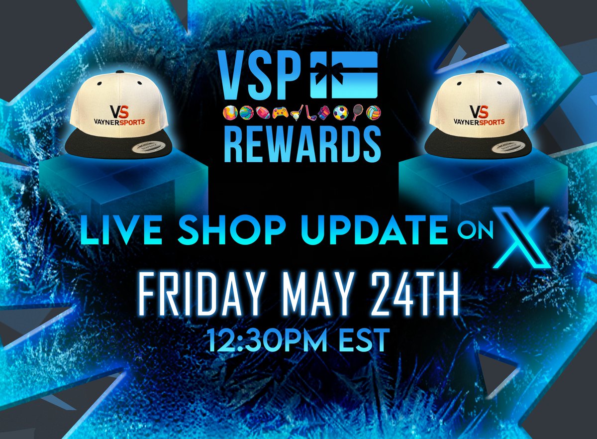 Stop by to hear about the newest items added to the VSP Rewards Shop & chat some playoffs 🏀🏒
