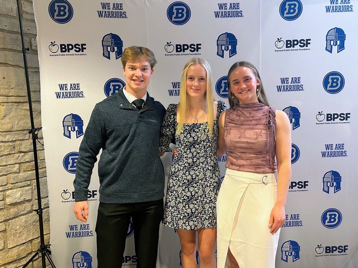 BlueBoosters's tweet photo. Our 2024 BBLB scholarship winners - best wishes to our hockey alumni as they move forward!  Thanks to  Brainerd Public Schools Foundation for facilitating our annual awards at their Scholarship Recognition Night! @BrainerdHockey @WarriorGirlsHoc https://t.co/2zuvDhHecc