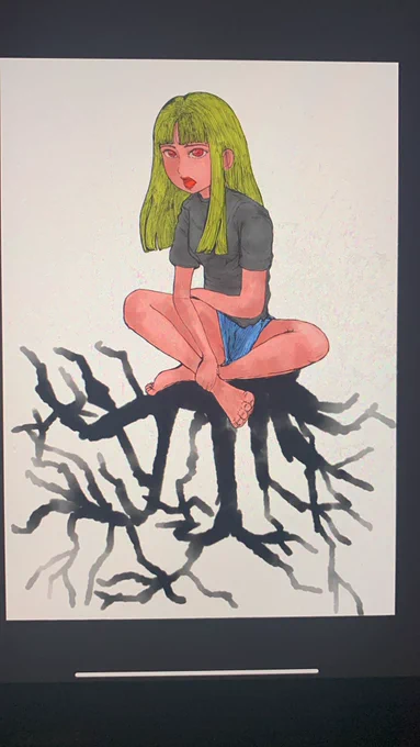 おはようございます。#イラスト #絵描き 