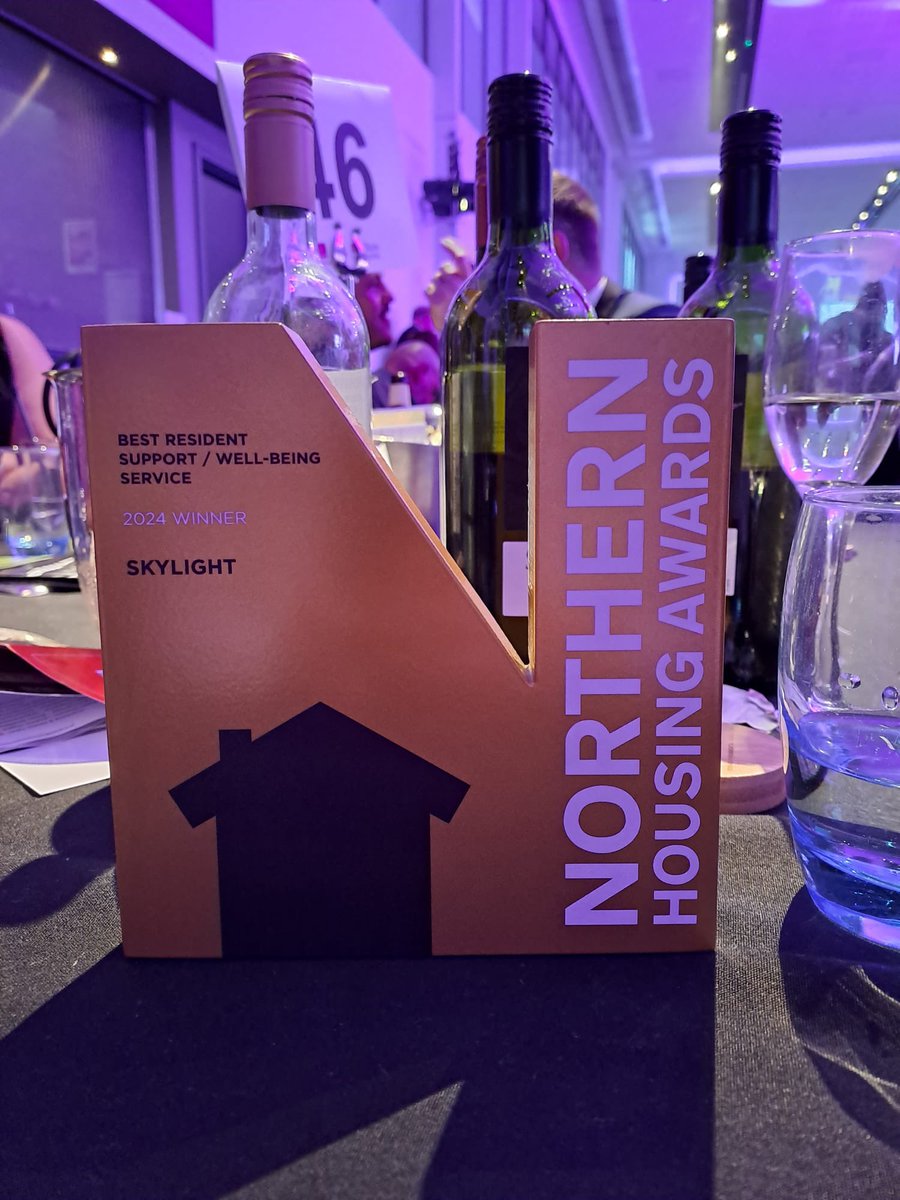 AmandaJWard13's tweet photo. Delighted for the @skylight_sk Inclusion services winning the Best Resident Support and Wellbeing Service. Richly deserved for an amazing team who work so hard to deliver quality services to customers. #OneTeamTransformingLives https://t.co/sWpZdjYLsj