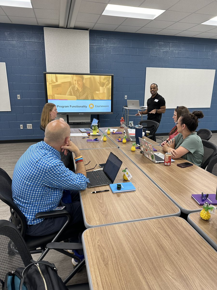 jennsaine's tweet image. The school year is just wrapping up but we are already planning for the launch of 2024-25! Fun afternoon spent with @BrandonRShivers &amp;amp; teachers at @ForsythAcadGA diving into @edmentum Courseware. @EdmentumGulf @FCSTandL #EducatorFirst #PersonalizedLearning