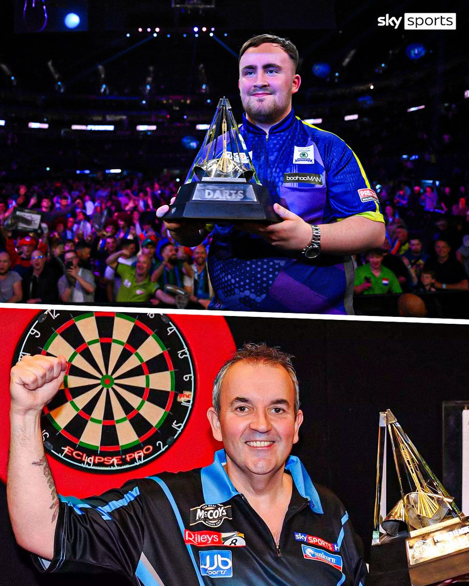Only 2 Players have reached the finals of both the World Championship and Premier League on debut.

Only 2 players have got a nine-darter in a Premier League final.

Phil Taylor and Luke Littler 🎯👀