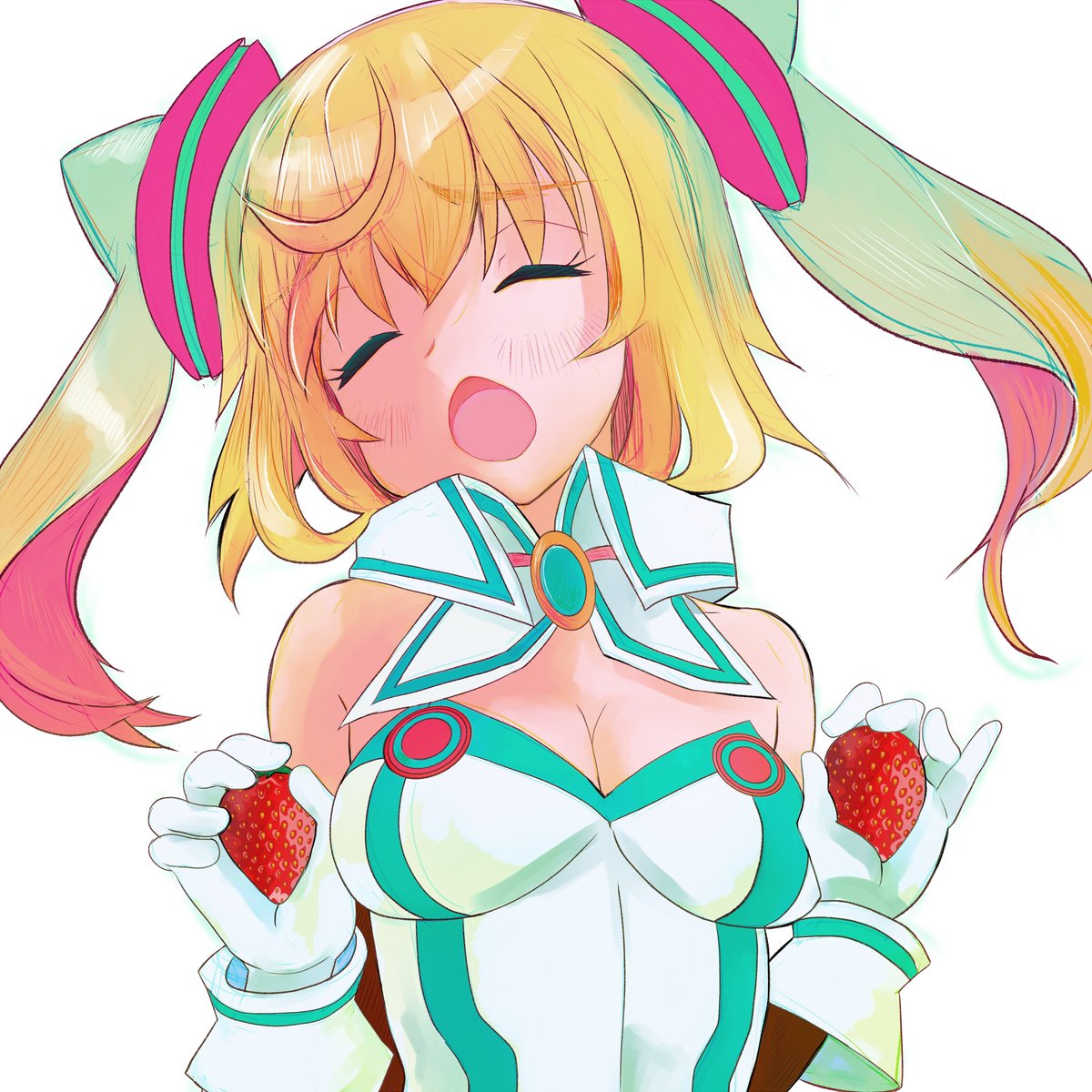 #このタグを見た人は黙って食べ物を持ったキャラを貼る 