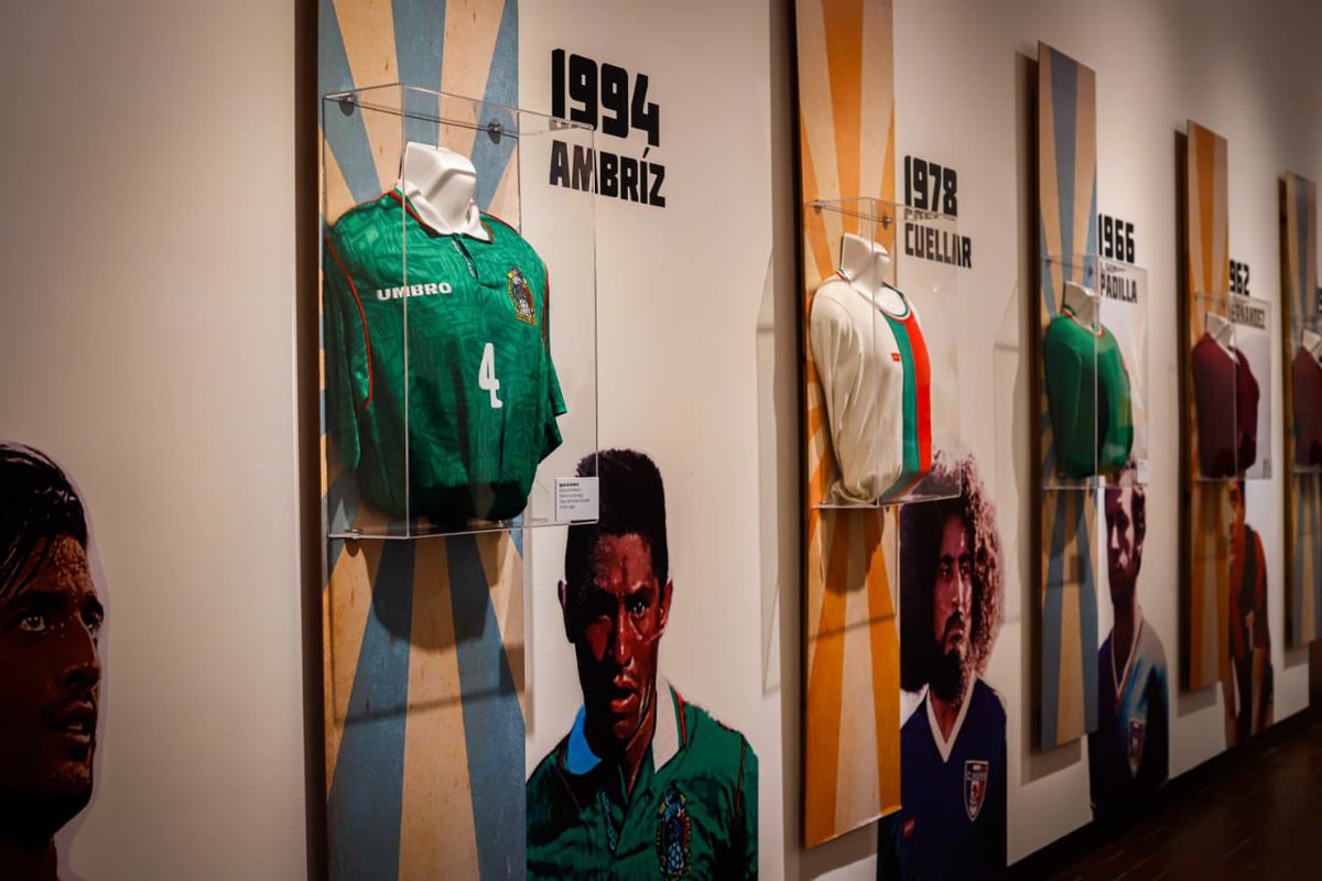 Las históricas camisetas de <a href="/miseleccionmx/">Selección Nacional</a> las podrás encontrar en la exposición “El futbol como pretexto”. 

⏰ 10 am a 6 pm 
📆Martes a Domingo 
🎟️ Entrada libre 
📌 Hasta el 7 de Junio

#Somos26 #MonterreyEstamosListos