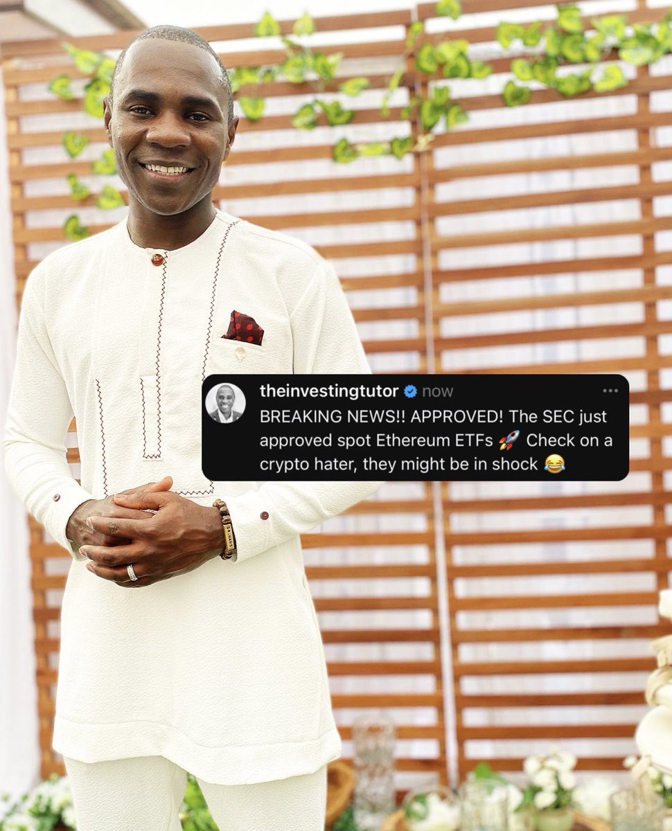 89: Approved🚨 Big News! 

The SEC has approved Ethereum ETFs. This is a huge moment for the crypto and digital assets. With both Bitcoin and Ethereum ETFs now available to everyone, mainstream adoption is here. 

This approval marks a GIANT step forward. The years of hating on