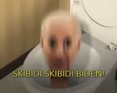 this frame of skibidi biden is more unsettling than anything analogue horror related