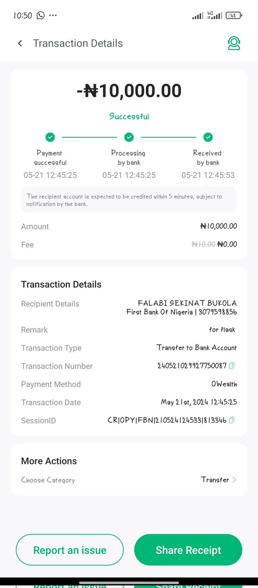 081Florence's tweet photo. @OPay_NG @OPay_NG @FirstBankngr please opay and first bank resolve with his since first bank said no transaction found https://t.co/P2pSnL0iGN