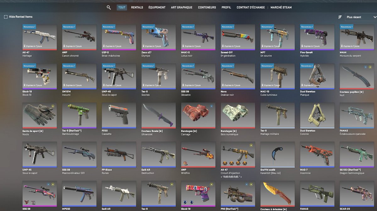 Colman_CS's tweet photo. lol  
I just opened the Kilowatt crate and everything can have all the skins for 7 days
except the knife valve breaks the game.....🤡 https://t.co/DwEg6kpU8o