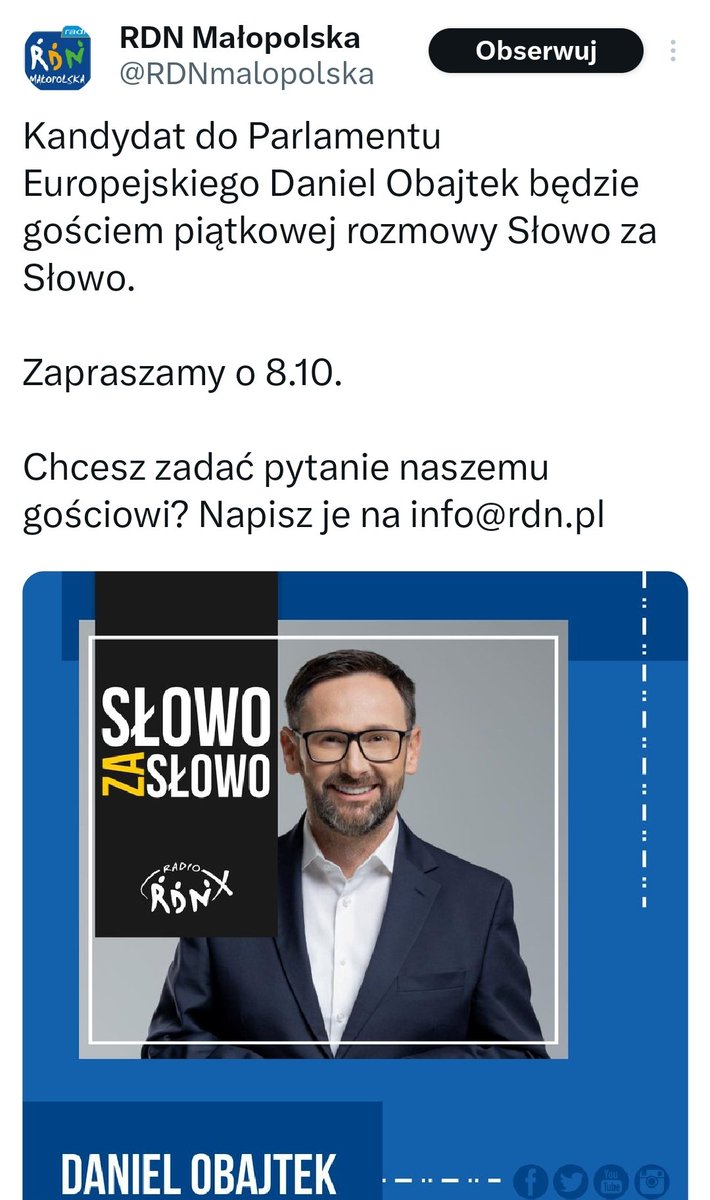 MW_reporterka's tweet photo. Czepialstwo i tyle. Pan Daniel jutro gości w katolickim radio. Mailem można zapytać. O co tylko. A nie od razu policja,zeznania, komisje. Na co to komu? 🙃 https://t.co/xDQVmjIR5s