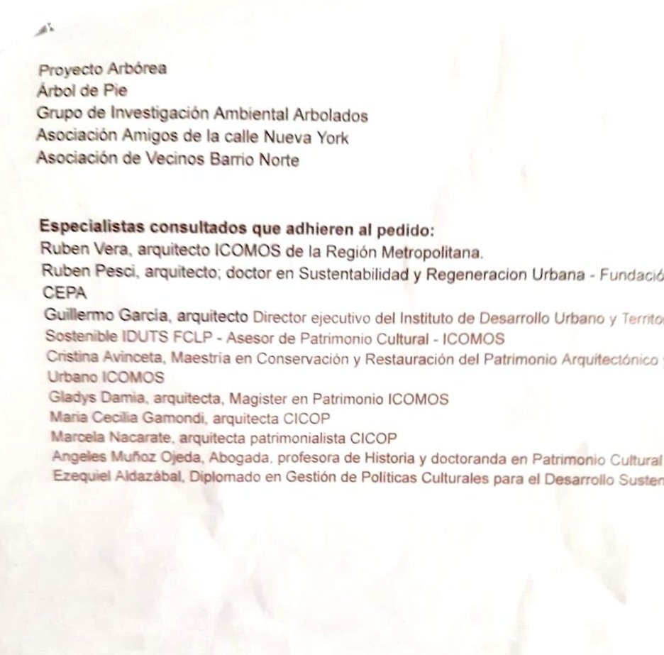 CASAbierta_LP's tweet photo. La #RedCasa #LaPlata junto con entidades d la comunidad y especialistas en patrimonio presentó una nota dirigida al intendente Julio Alak para solicitar información sobre los alcances d las obras anunciadas en espacios protegidos d la ciudad https://t.co/pG0pKuC79F