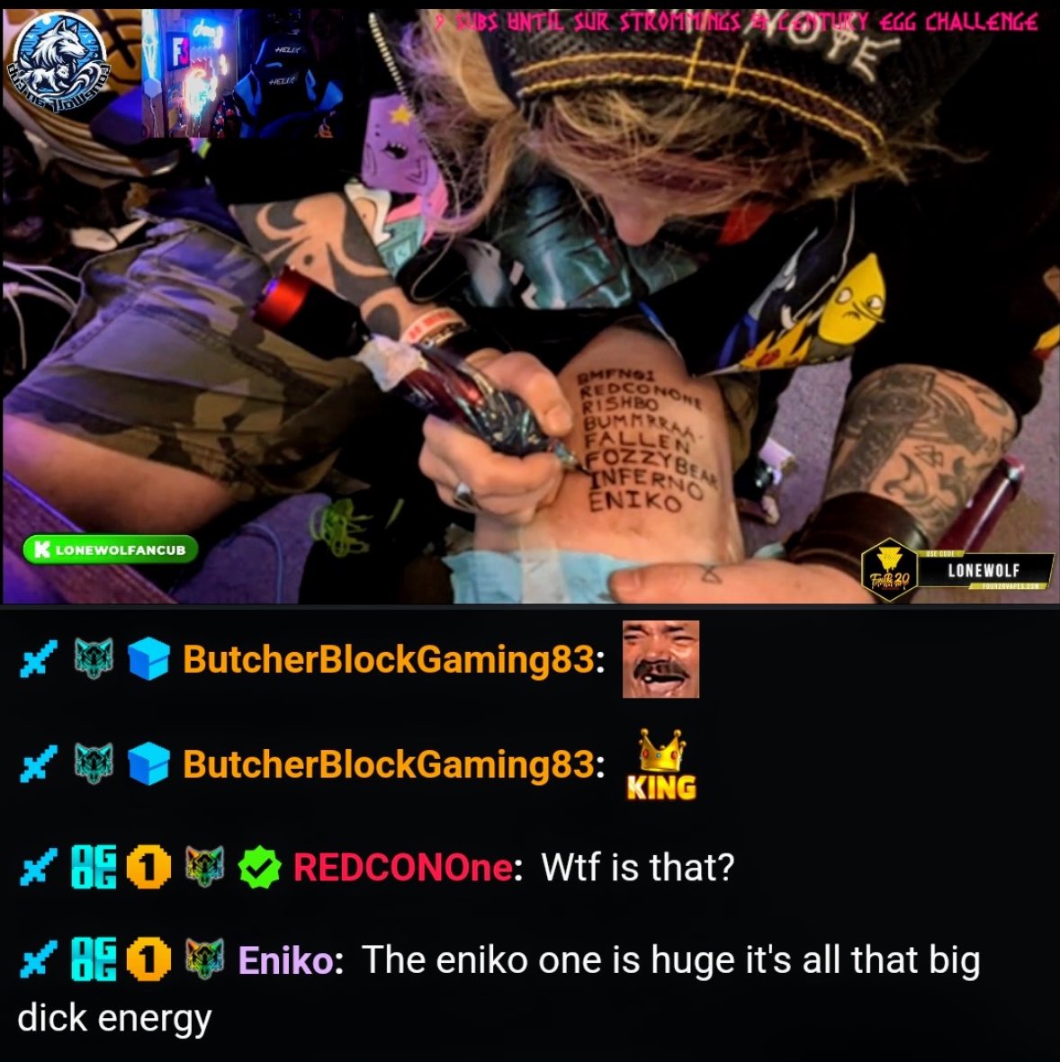 LONEWOLFanCUB's tweet photo. What a insanely super awesome turn out today on @kick the Leg ๐ฆต of Legends had 3 new additions @InfernoLycan @KickFozzyb3ar @LadyEniko as well thank you to #KickStaff for the Front Page much appreciated and honored! #PickKick https://t.co/NyYbGQzLbj