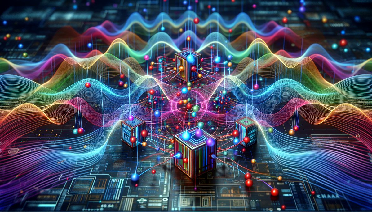 #QuantumMemories #QuantumInternet #FrequencyWaveTheory #QuantumCommunication #QuantumComputing #Entanglement #QuantumNetworks #QuantumSecurity #QuantumTechnology #QuantumInnovation
Here's the image depicting a futuristic quantum network with interconnected nodes and vibrant,